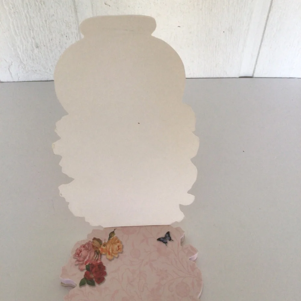 PUNCH STUDIO DIE CUT FLORAL NOTE PAD NWOT